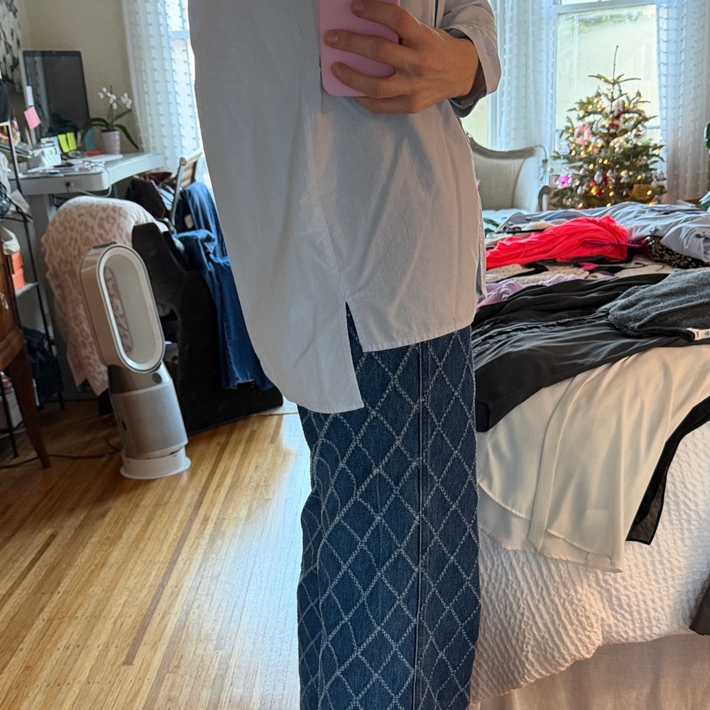 Leith Light Blue Button Down Shirt - image 4